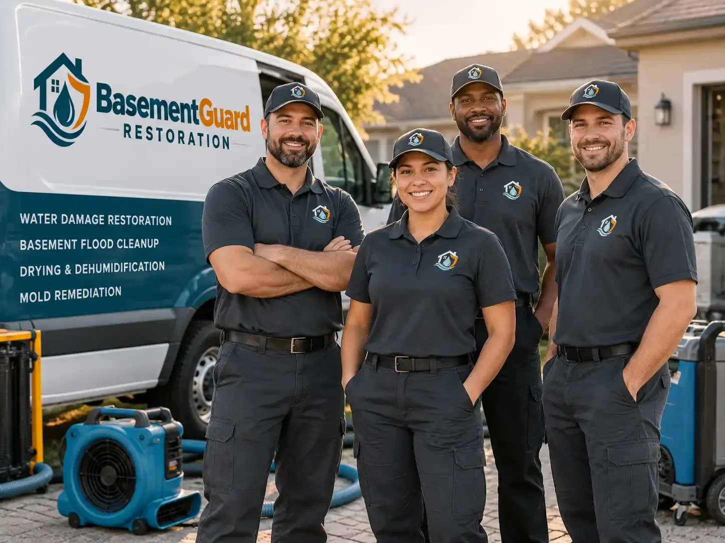 Basement Water Damage Restoration company in Kiron, IA